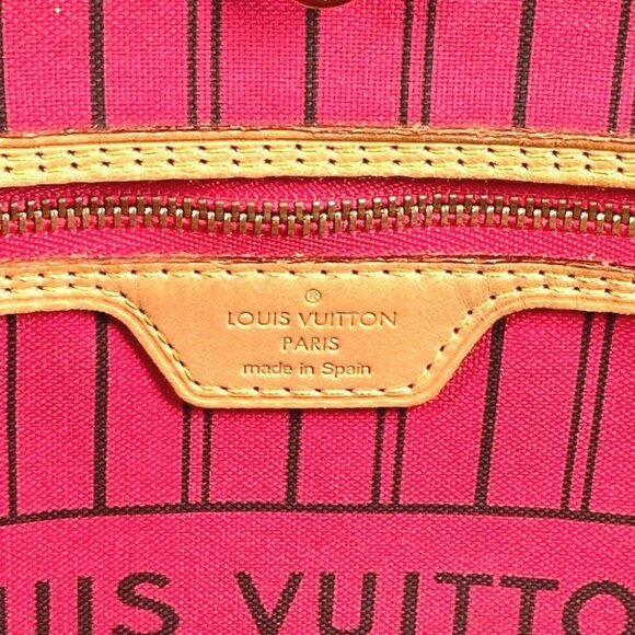 LOUIS VUITTON M41991 Monogram Bay Neverfull MM Tote Bag Shoulder Bag pink/Brown - Picture 12 of 16